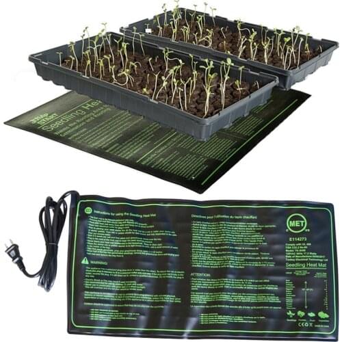 Seedling Heating Mat 20X20cm Waterproof Plant Seed Germination Propagation Clone Starter Pad 110V/220V Garden Supplies