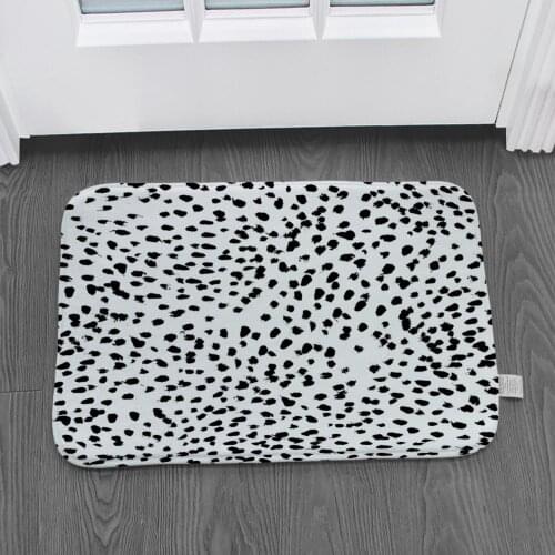 Food graphic doormat kitchen carpet non-slip Nordic style color flannel bottom door floor room dustproof matLZE31