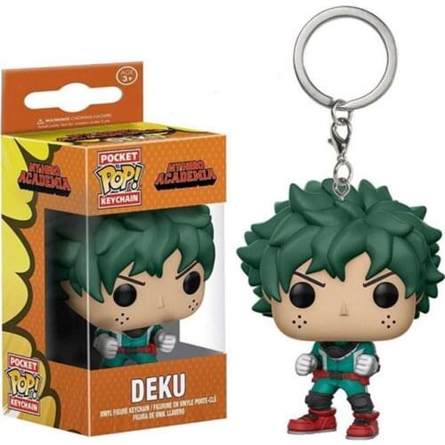 Pvc My Hero Academia Bakugo Katsuki School Bag Jewelry Pendant Mini Cartoon Characters Soft Glue Keychain Exquisite Gift