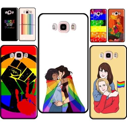 Rainbow Lesbian Pride Gay LGBT Case For Samsung Galaxy J1 J3 J5 J7 A3 A5 2016 2017 J2 Core J4 J6 J8 A6 A7 A8 A9 2018