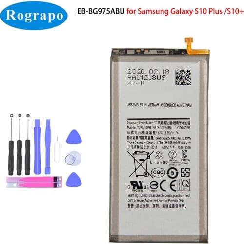 Rograpo Samsung Galaxy S10 Batteries