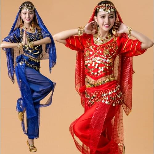 High-grade Belly Dance Outfit Costume Bollywood Costume Indian Dress Bellydance Dress Womens Belly Dancing Costume Set 6 Color