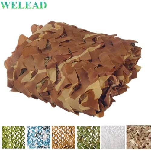 WELEAD 2x8 Reinforced Camouflage Net for Gazebo Garden Sun Shelter Shading Photo Camoflage nets Army Camo Training White Carport