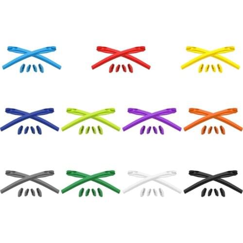 Firtox Replacement Rubber Kits Ear Socks & Nose Pads For-Oakley Flak 2.0 XL OO9188 Sunglasses Accessories - Multiple Colors NEW