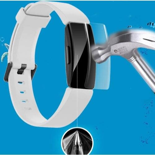 TPU Screen Protetcor Anti-scratch Film for Fitbit Inspire/ Inspire Hr Smart Band Ultra Thin HD Full Screen Protector Film