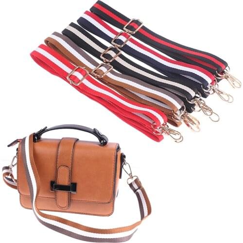 135cm Colored Belt Bags Gift Accessories For Women Rainbow Adjustable Strap Shoulder Hanger Handbag Straps Decorative Handle