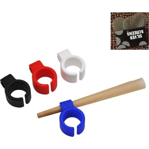 1Pcs Portable mini New Design Silicone Ring Finger Hand Rack Cigarette Holder For Regular smoking Accessory