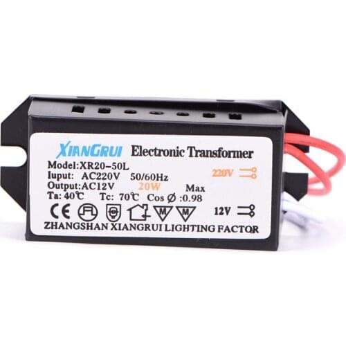 20W AC 220V To 12V LED Power Supply Driver Electronic Transformer