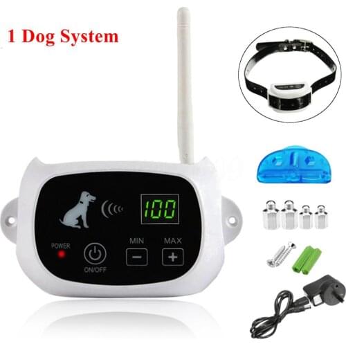 48Pcs/Pack Wireless Electric Dog Pet Fence Shock Collar System with Waterproof Transmitter DHL22KG