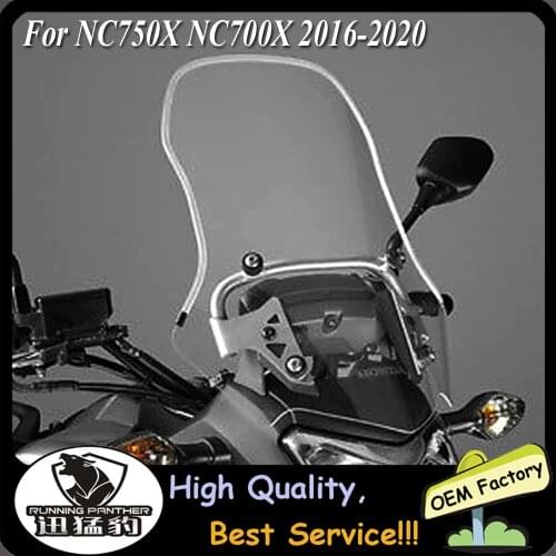 Motorcycle Accessories Screen Windshield Fairing Windscreen For Honda NC700X NC750X NC 750 700 X 2016 - 2020 2019 2018 2017 2016