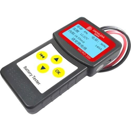 12V Car Battery Detector Car Battery Failure Check Tool Battery Capacity Life Test Table With Measurement Result Printing Functi