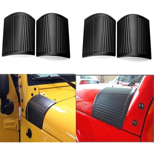 Free shipping!!! 2pcs SUV Body Armor ABS Plastic Cowling Cover for Jeep Wrangler JK Rubicon 2007-2015