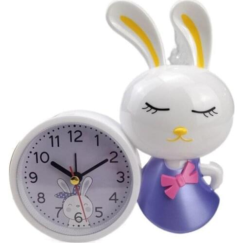 Alarm Clock Electronic Product Alarm Clock Kawaii Desktop Decoration Alarm Clock Bunny Childrens Alarm Clock Cute Bunny