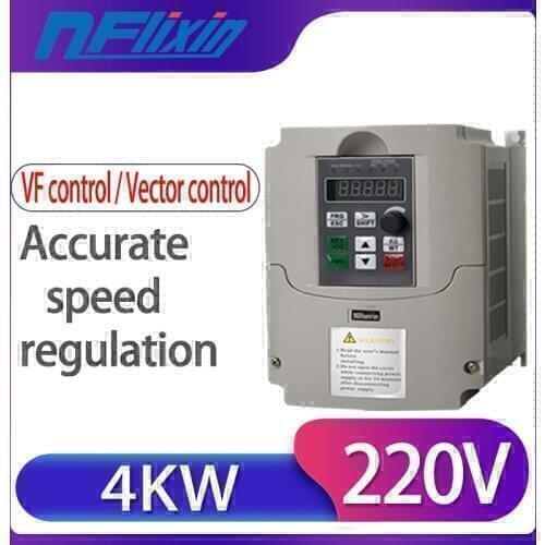 VFD Inverter Freqency Converter 1.5KW/2.2KW Single Phase Variable Frequency Inverter VFD Motor Speed PWM Control CT1