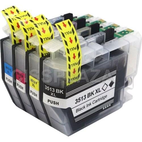CISSPLAZA 4x full Ink Cartridge LC3511 LC3513 Compatible Ink Cartridge For Brother MFC-J690DW MFC-J890DW DCP-J572DW printer