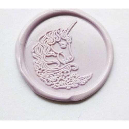 Flower Unicorn Seal Stamp,Animals seal stamp,Party Wax Seal Stamp Kit invitation seals,gift envelop packing seal