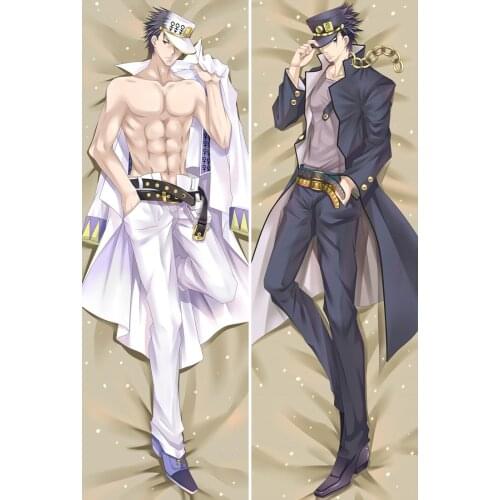 Anime Dakimakura JoJos Bizarre Adventure Cosplay Props Kujo Jotaro Hugging Body Custom Made BL Male Pillow Case Cover