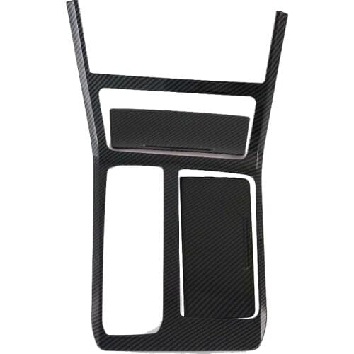 For Kia K7 Cadenza Premire 2019 2020 2021 ABS Carbon Fiber Car Gear Shift Box Panel Cover Sticker Trim Strip Accessories Styling