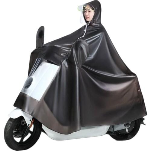 Large Size Bike Waterproof Raincoat Motorcycle Outdoors Vinyl Rain Coat Electric Motorcycle Rain Cover Gear Rainwear 4XL 5XL