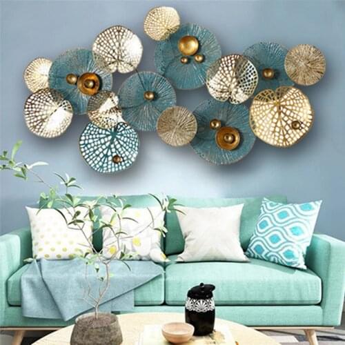 French Simple Three-dimensional Wall Decoration Wall Hanging Retro Nordic Wrought Iron Wall Decoration Living Room Pendant