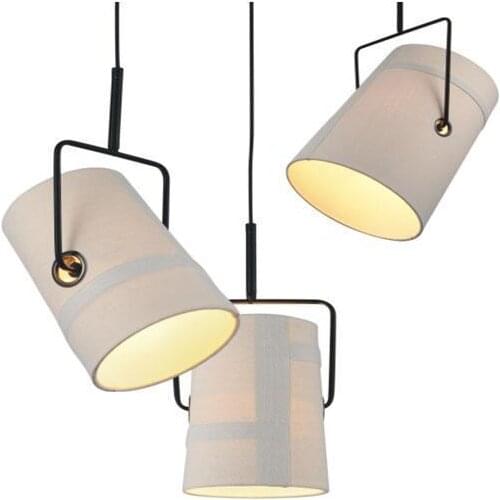 Italy modern minimalist dining room bar cloth bucket pendant lamps bedside Falk study pendant lights LO826