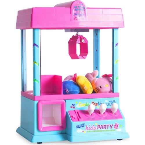 Claw Arcade Game Candy Dispenser for Kids Mini Toy Vending Machine with Sounds Birthday & Christmas Gifts
