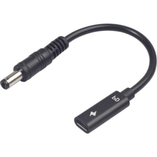 New Type-c Female To 5521 Male Straight Head With Pd Chip Power Extension Cable 3671-28 Power Supply Adapter Cable Wholesale