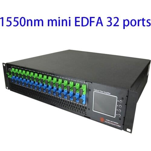 Manufacturer Pricing Optical amplifier GPON EPON OLT Network 32 Output EDFA for CATV Network optical amplifier WDM