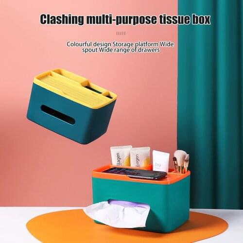 Pumping Box Remote Control Storage Box Home Living Room Coffee Table Nordic Simple And Creative Tissue Box
