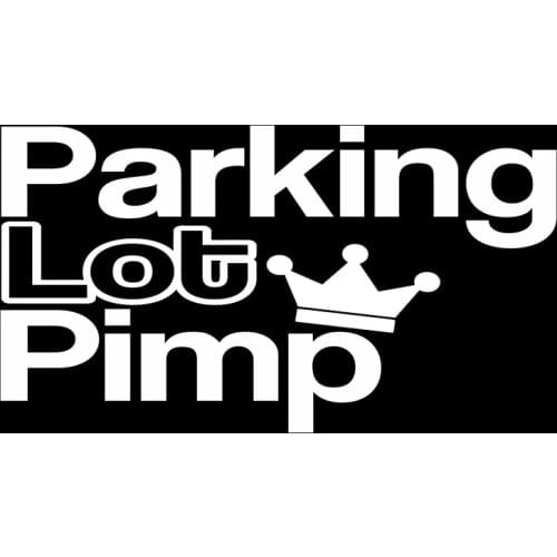 Parking Loe Pimp Vinyl Car Sticker Auto Decal Window Exterior Car-Styling