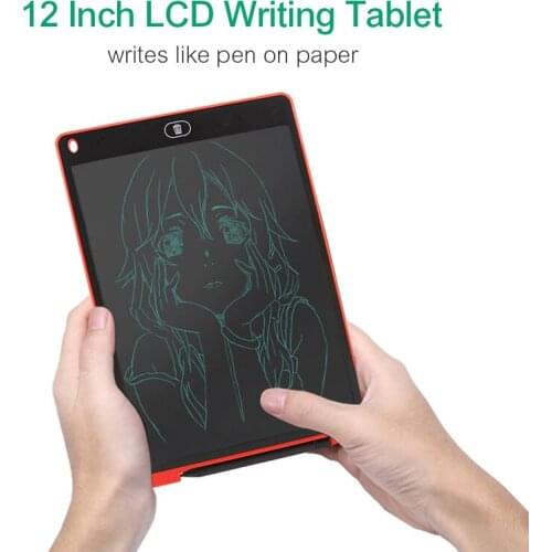 12''LCD Writing Tablet Digital Graphic Tablet Electronic Handwriting Drawing Pad Notepad Paint Board + Pen/Battery kids gift