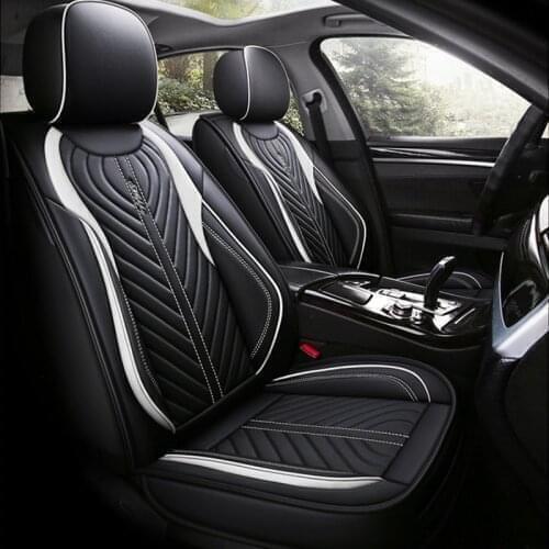 Full Set Leather Car Seat Covers Set Auto Cushion Protector Accessories for Acura ILX RDX RLX TLX TSX ZDX 2021 2020