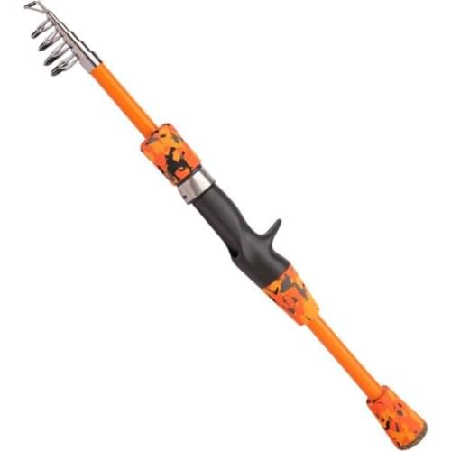 Fishing Rod Straight Handle Portable Iso Fishing Rod Lure Rod Carbon Rod Telescopic Fishing Rod Fishing Tackle 1.3M 1.5M 1.8M