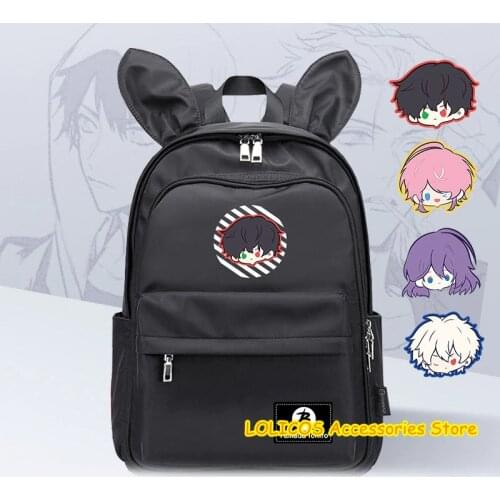 Hypnosis Mic Division Rap Battle Yamada Ichiro Backpack Cute Rabbit Ear Shoulder bag Casual Fashion Student Schoolbag Knapsack