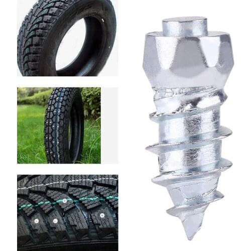 100pcs 6mmx15mm Screw Tire Stud Anti-Slip Wheel Tire Snow Chain Anti Skid Ice Stud Car Off-Road Tire Tyre Screw Spikes