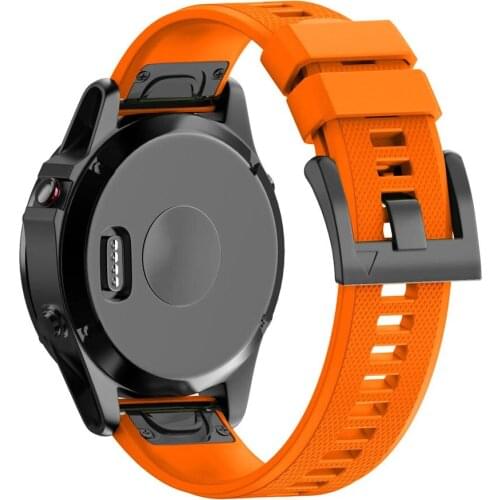 Replacement Watch Band Soft Silicone Strap Watchband for Garmin Fenix 5 Plus ND998
