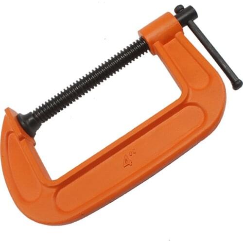 Heavy Duty C Clamp 1/2/3/4/5/6/8/10/12-inch Ductile Iron Wood Working G Clamp