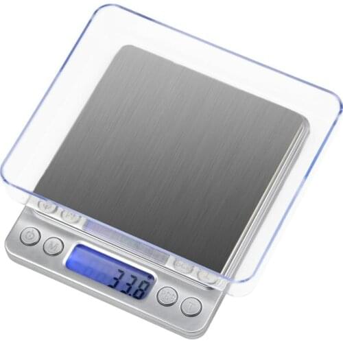 Precision LCD Digital Scales 500g/1Kg/2Kg/3Kg x 0.1g Kitchen Scale,100/500g 0.01/0.1g Electric Pocket For Jewelry Gram Weight