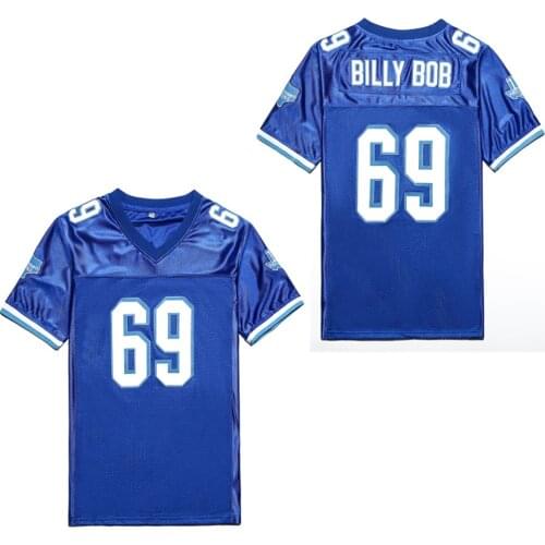 BG American football jersey 69 BILLY BOB jerseys Embroidery sewing Outdoor sportswear Hip hop loose BULE 2020 new HOT