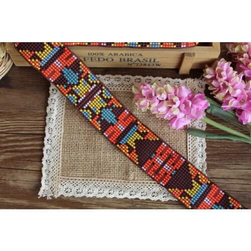 40mm wide 10 yards Polyester polka dot Pattern Woven Jacquard Ribbon