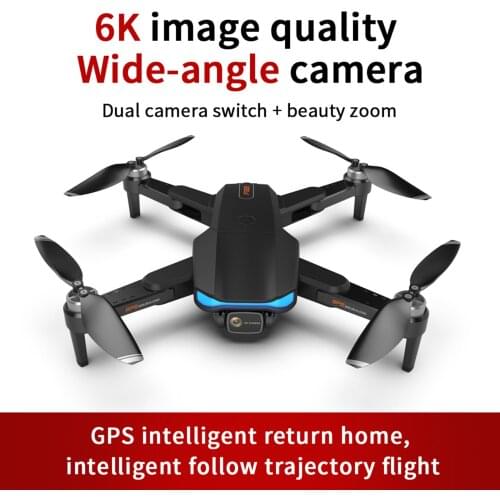 2021 Camera Drone GPS 6k Profesional Brushless Motor 5G Quadcopter With Camera Dual HD FPV Foldable Drones WiFi RC Helicopter