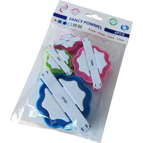 4 Pcs/Set Pom Pom Maker Ball Weaver Needle Craft Knitting Wool Tool Mixed Needlework DIY Wool Knitting Craft Knitting Wool Tool