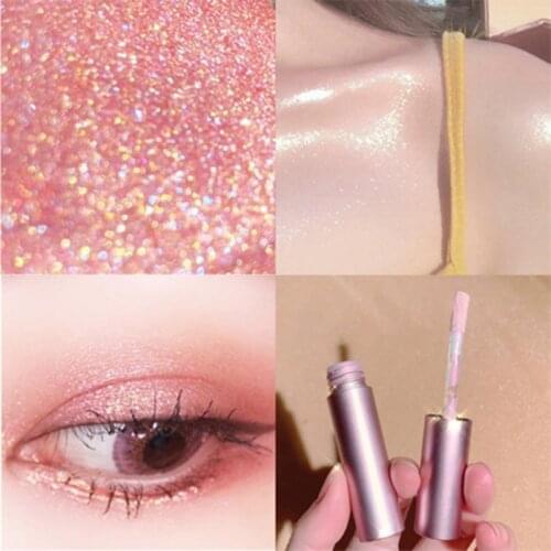 5 Colors Water Sensation Glass Glitter Body Liquid Highlight Belleza Foundational Makeup Cosmetics Tools Wholesale TSLM1