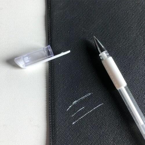 50pc Microblading Supplies Tattoo Marker Pen Permanent Makeup Accessories White Surgical Skin Marker Pen for Eyebrow Scribe Tool