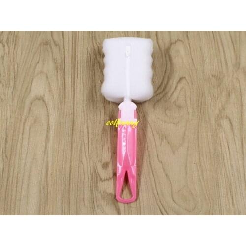 700pcs/lot Fast shipping Removable Cup Brush Kitchen Cleaning Tool Sponge Brush For Wineglass Bottle Coffe Tea Glass Cup Mug