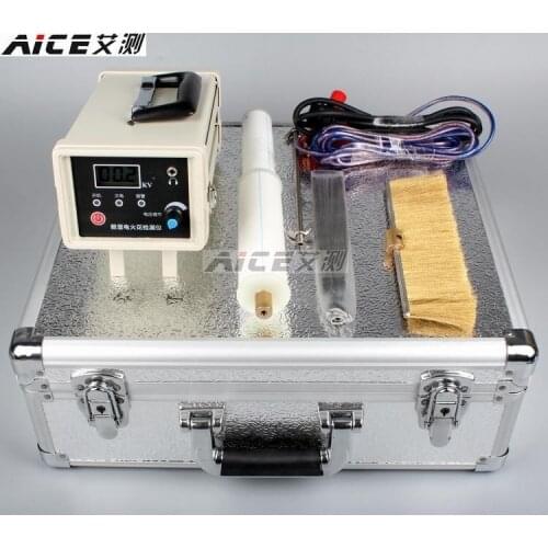 AC-10 Digital Display EDM Detector Pipeline Lining Fluorine Plastic Antiseptic Coating Leak Detector Pinhole Tester Charging