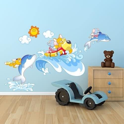R00301 sticker mural kids Wall Art size 120x60 cm Wall decoration, Wall stickers, wallpaper