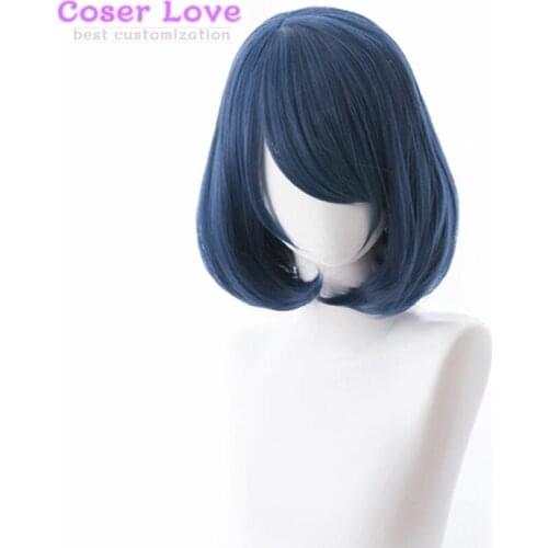 Domestic Lover Tachibana Rui dark blue bob haircut Cosplay headwear for Cosplay Halloween Christmas Carnival Costume