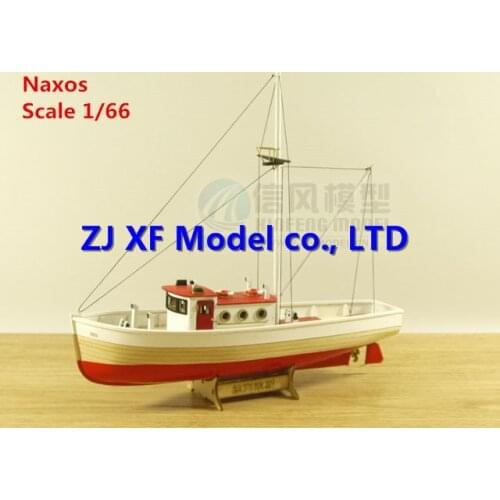 Hobby ship model kit Scale 1/66 NAXOS 1849 fishing-boat wooden model Offer English Instruction