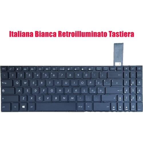 Italiana white backlit keyboard for Asus X570U/X570UD/X570Z/X570ZD/X570D/X570DD